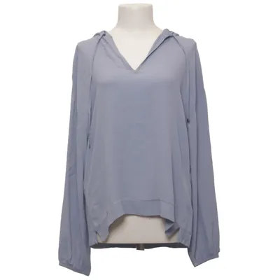 Hoodie (Blue) from Luisa Cerano Acetate, Silk, Viscose