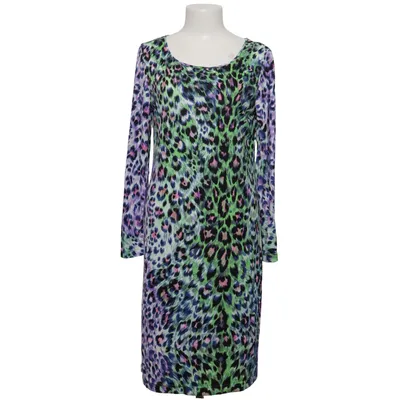 Jurk (Blauw, Groen, Meerkleurig) van Leonard Polyamide