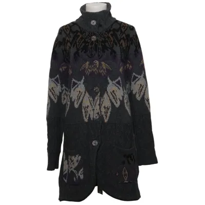 Cardigan (Gris, Multicolore) de Kooi Polyamide, Laine