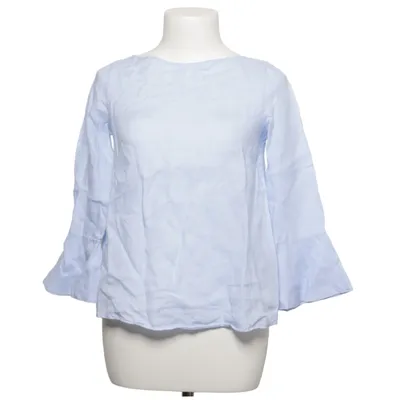 Blouse (Blauw) van Massimo Dutti Linnen