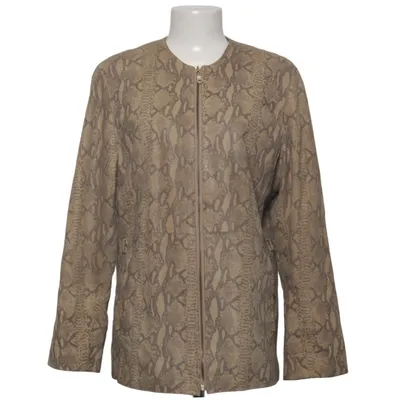 Läderjacka (Beige, Brun) från Yorn Skinn, Polyester