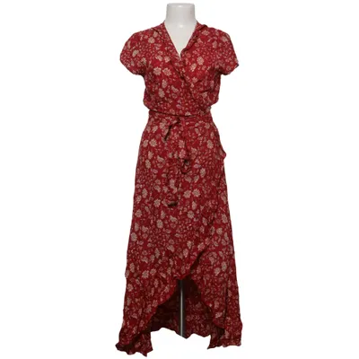 Robe portefeuille (Rouge, Blanc) de Whitelotus Viscose