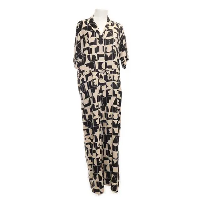 Jumpsuit (Beige, Zwart) van Monki Viscose