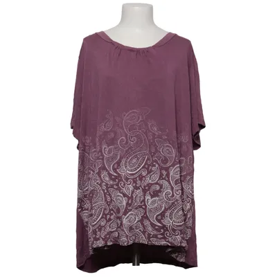 Topp (Lila) från Janina Curved Elastan, Viskos