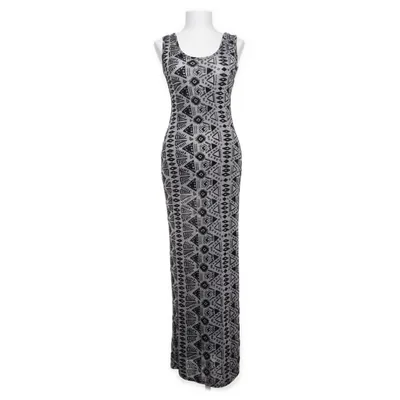Maxi jurk (Grijs, Zwart, Meerkleurig) van Sisters Point Elastaan, Polyester