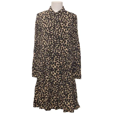 Robe chemise (Beige, Noir) de MSCH Copenhagen Viscose