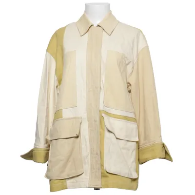 Jeansjacka (Beige, Flerfärgad) från Zara Bomull