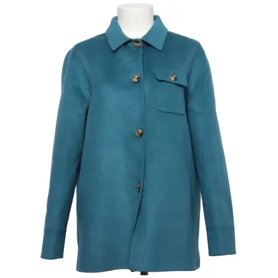 Overshirt (Blue) from Lu Li Lina Cashmere, Wool