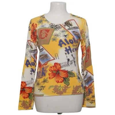 Lange mouwen shirt (Geel, Meerkleurig) van Imagini Elastaan, Polyamide, Viscose