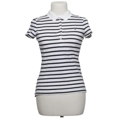 Polo (Blanc, Bleu) de Tommy Hilfiger Coton, Élasthane