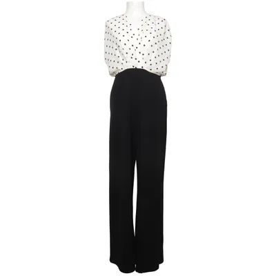 Jumpsuit (Zwart, Wit) van Zero Elastaan, Gerecycled polyester