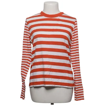 Long sleeve T-shirt (Red, White) from EDC by ESPRIT Cotton
