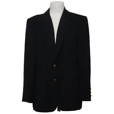 Blazer (Noir) de Delmod Acétate, Polyester, Laine