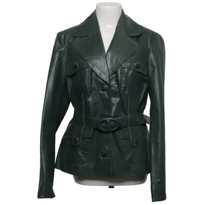 Leather jacket (Green) from Vero Moda