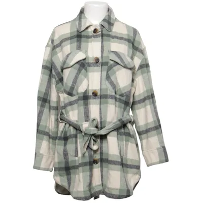 Skjortejakke (Grøn, Beige) fra Tally Weijl Bomuld, Polyester, Viscose, Uld