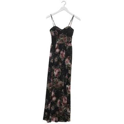 Maxi jurk (Zwart, Meerkleurig) van Abercrombie & Fitch Katoen, Polyester