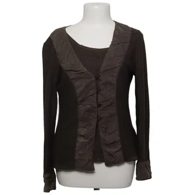 Cardigan (Brun) fra Carlo Colucci Akryl, Bomuld, Metallfiber, Polyamid, Viscose