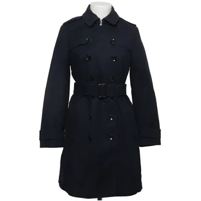 Trenchcoat (Blauw) van Mango Basics Katoen, Elastaan, Polyester