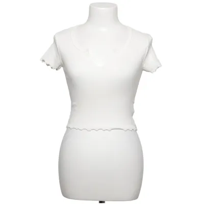 T-shirt (Blanc) de Pacific Republic Pull & Bear Coton, Élasthane