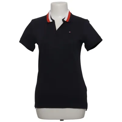 Poloshirt (Blauw) van Tommy Hilfiger Katoen, Elastaan