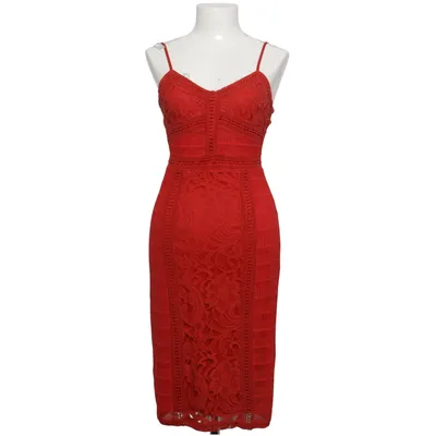 Cocktailklänning (Röd) från New Look Bomull, Elastan, Lyocell, Polyamid, Polyester, Viskos