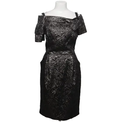 Cocktail dress (Black, Silver) from Barbara Schwarzer