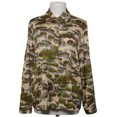 Bluse (Grøn, Beige, Flerfarvet) fra Xandres Elastan, Viscose