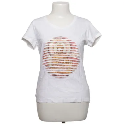 T-shirt (Vit, Flerfärgad) från Himalaya Bomull, Silke