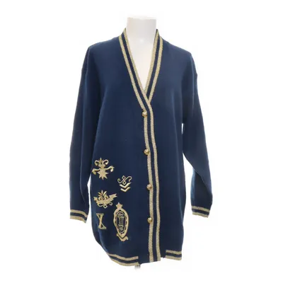 Kofta (Blå, Guldfärgad) från Oui Set Angora, Polyamid, Polyester, Viskos, Ull