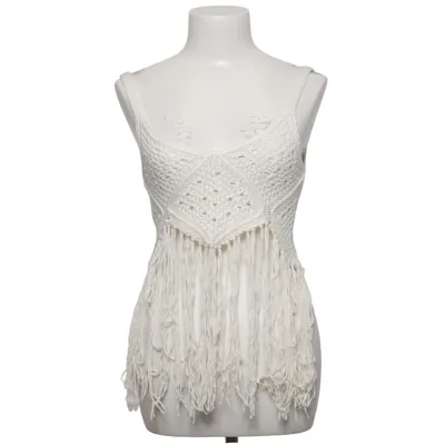 Crop top (White) from Pull & Bear Cotton, Polyamide