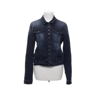 Spijkerjas (Blauw) van Please Katoen, Elastaan, Polyester