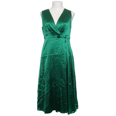 Kjole (Grøn) fra Un Deux Trois Elastan, Polyester, Silke
