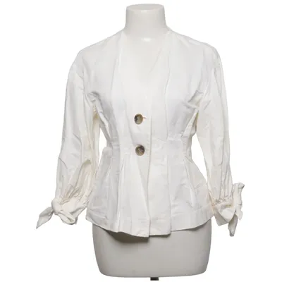Blus (Vit) från Zara Woman Bomull, Linne