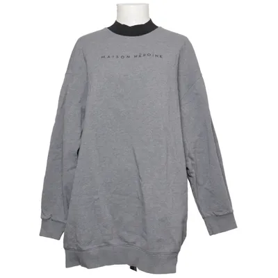 Sweatshirt (Grå, Sort) fra Maison Hēroïne Økologisk bomuld