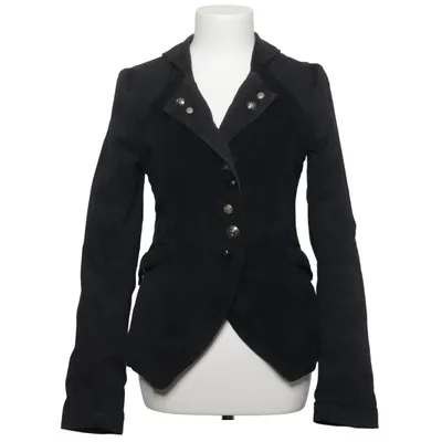 Jacket (Black) from One Step Cotton, Elastane