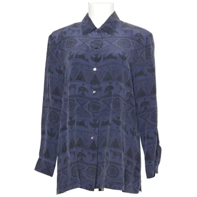 Blus (Blå, Grå, Flerfärgad) från Otto Kern Silke