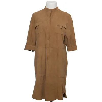 Læderfrakke (Brun) fra Massimo Dutti Læder