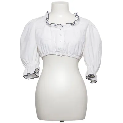 Dirndl blouse (White) from H. Moser Cotton, Polyester