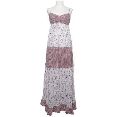 Maxi jurk (Wit, Rood, Blauw, Meerkleurig) Katoen