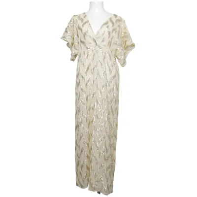 Långklänning (Beige, Silverfärgad, Guldfärgad) från Hoss Intropia