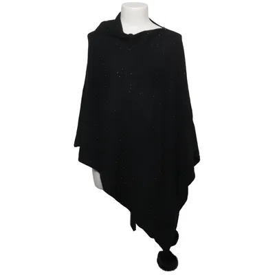 Poncho (Noir) de Amo&Roma Acrylique, Coton, Modal