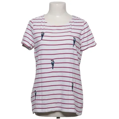 T-shirt (Wit, Lila) van Nice & Chic