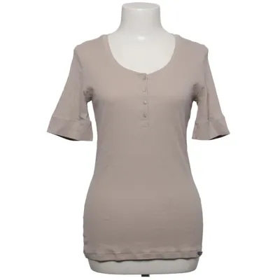 T-shirt (Beige) fra Huber Bomuld, Elastan