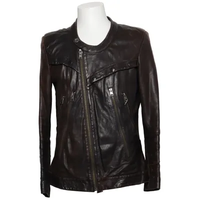Läderjacka (Brun) från Diesel Black Gold Skinn