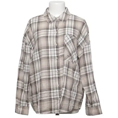 Flannel skjorte (Beige) fra Divided by H&M Bomuld
