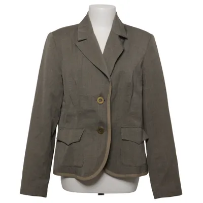 Blazer (Marron) de Women's Selection Polyester, Viscose