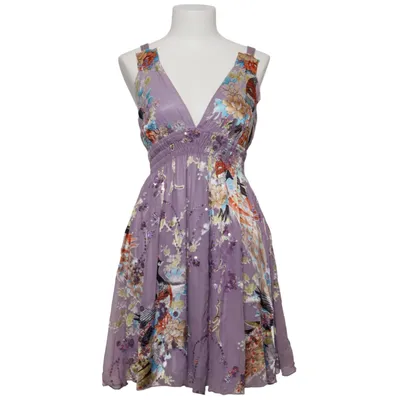 Dress (Purple, Multicolored) from Traffic People Silk