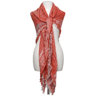 Shawl (Red) from Rich & Royal Modal, Polyester, Viscose