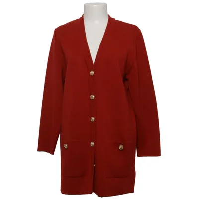Cardigan (Rouge) de Your Sixth Sense Acrylique, Laine