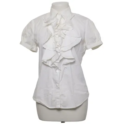 Blouse (White) from Lauren Ralph Lauren Cotton, Elastane